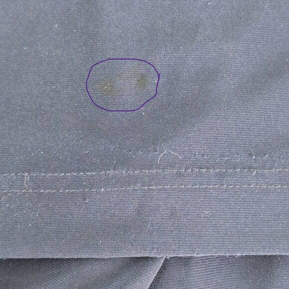 Vince Camuto navy blue jumpsuit stretch pockets back zip Medium - Picture 11 of 11